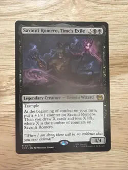 MTG, Savanti Romero, Time's Exile $3 ORDER MIN 72 Teenage Mutant TMT Regular - Image 1