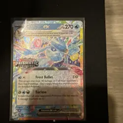 Pokemon Glaceon EX Promo-Stamped Prismatic Card 026/131 Evolutions Surprise Box - Image 1