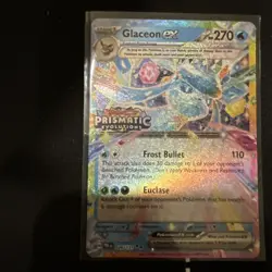 Pokemon Glaceon EX Promo-Stamped Prismatic Card 026/131 Evolutions Surprise Box - Image 5