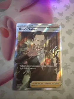 Boss's Orders Giovanni Full Art Holo Ultra Rare Card 189/192 Swsh02: Rebel Clash - Image 1