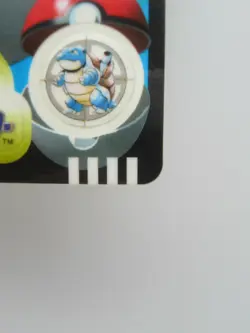 Pokemon Wartortle Japanese Card 1998 / No.008 / Bandai Sealdass - Image 4
