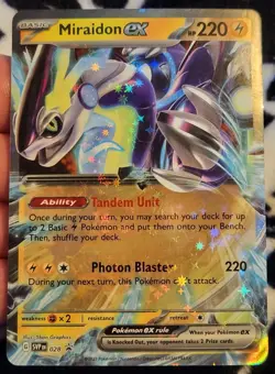 Miraidon ex 028 Sv: Scarlet & Violet Promo Cards Holo - Image 1