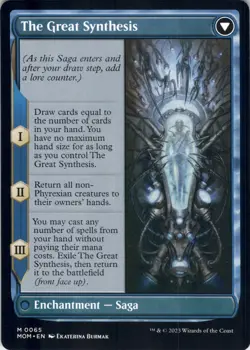 Jin-Gitaxias // The Great Synthesis - March of the Machine - Magic MTG NM - Image 2