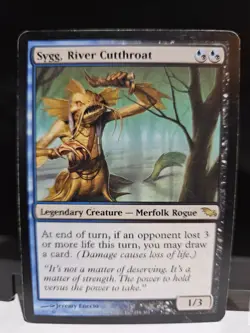 MTG Sygg, River Cutthroat - Shawdowmoor Lightly Played/Reg English - Image 1
