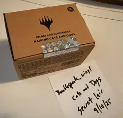 MTG Secret Lair - Raining Cats and Dogs Commander Deck - NEW SEALED COMPLETE - Image 1