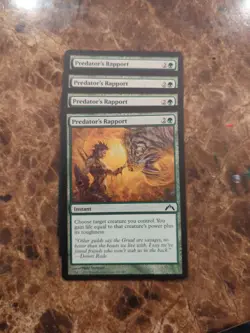 (4) Predator's Rapport *PLAYSET* Gatecrash Regular NM MTG - Image 1