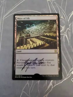 FOIL Maze of Ith ARTIST PROOF Eternal Masters MtG Magic the Gathering! - Image 1