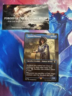 Senator Peacock Borderless Ravnica: Clue Edition - Image 1
