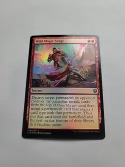 MTG - Wild Magic Surge _ CLB _ Foil Uncommon #206 - Image 1