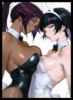 Bleach Yoruichi Shihoin Sui-Feng doujin Card Sleeve Protector - Image 1