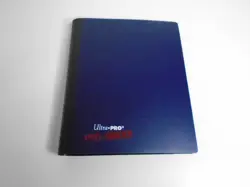 Ultra Pro BLUE & BLACK Pro-Binder - 20 x 4-pocket Pages - Holds 160 cards - Image 1