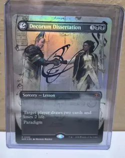 Decorum Dissertation (Borderless) Secrets of Strixhaven Foil Magic The Gathering - Image 1