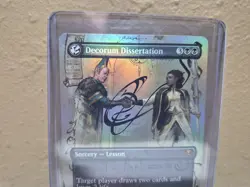 Decorum Dissertation (Borderless) Secrets of Strixhaven Foil Magic The Gathering - Image 3