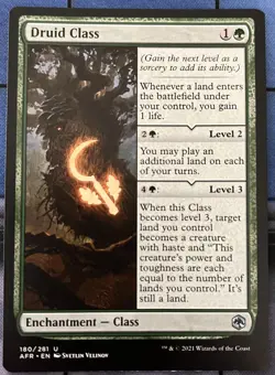 DRUID CLASS 180 Adventures In Forgotten Realms MTG Magic NM - Image 1