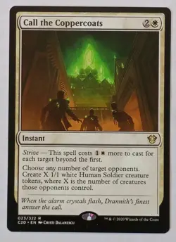 MTG - Call the Coppercoats - Commander 2020 023/322 - Regular Rare - Image 1