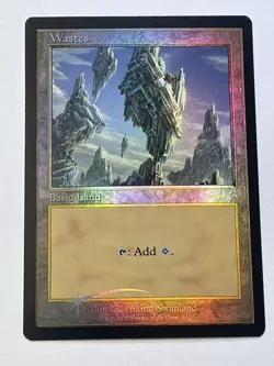 MTG FOIL Wastes NM Timeshifted OLD BORDER STAR - Time Spiral Remastered # 410 - Image 1