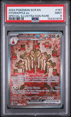 2024 Pokemon Stellar Crown Hydrapple ex #167/142 PSA 9 - Image 1