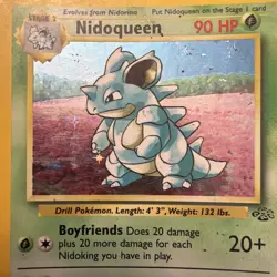 Pokemon Nidoqueen Holo Card 7/64 WOTC Jungle Series - Image 1