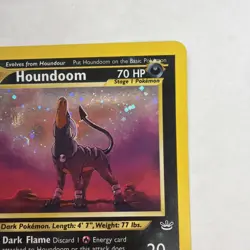 Houndoom 08/64 Neo Revelation Holo Rare 70 HP Pokemon TCG Unlimited NMT Double - Image 3