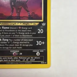 Houndoom 08/64 Neo Revelation Holo Rare 70 HP Pokemon TCG Unlimited NMT Double - Image 4