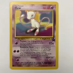 Pokemon Mew (8/53) Wizards Black Star Promos LP - Image 1