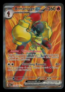 Armarouge ex 218/182 Ultra Rare Paradox Rift Pokemon Near Mint - Image 1