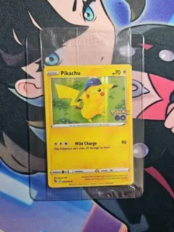 SEALED 2022 Pokemon GO Pikachu 028/078 Holo Promo New 28/78 Sealed Promo - Image 1
