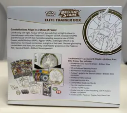 POKEMON FACTORY SEALED SWORD & SHIELD BRILLIANT STARS ELITE TRAINER BOX - Image 2