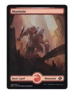 MTG - NM - Mountain - Full Art - The Brothers' War 284 - Image 1