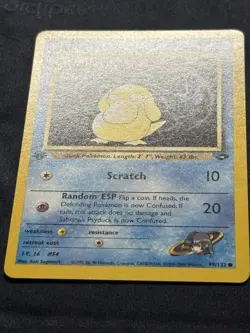 Pokemon Sabrina's Psyduck 99/132 Gym Challenge 1st Edition - Hide The Aspirin - Image 3