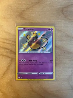 Shiny Dedenne SV051/SV122 Ultra Rare Shining Fates Pokemon TCG Near Mint - Image 1