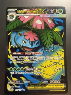 Mega Venusaur ex 155/132 Ultra Rare Mega Evolution Pokemon Holo Near Mint - Image 1