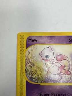 Pokemon Mew 55/165 Expedition Base Set Regular Rare Basic 50 HP English 2002 - Image 2