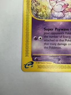 Pokemon Mew 55/165 Expedition Base Set Regular Rare Basic 50 HP English 2002 - Image 3