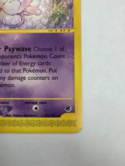 Pokemon Mew 55/165 Expedition Base Set Regular Rare Basic 50 HP English 2002 - Image 4