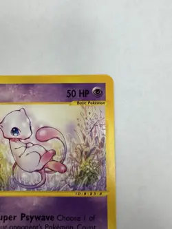 Pokemon Mew 55/165 Expedition Base Set Regular Rare Basic 50 HP English 2002 - Image 5