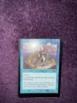 Cloud Sprite Mercadian Masques Regular Error Miscut Misprint MP condition - Image 3