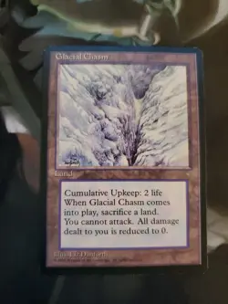 MTG - Glacial Chasm - Ice Age - X1 - (LP) - #N6435 - Image 1