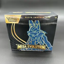 Pokemon TCG Mega Evolution Elite Trainer Box ETB Mega Factory Sealed - Image 1