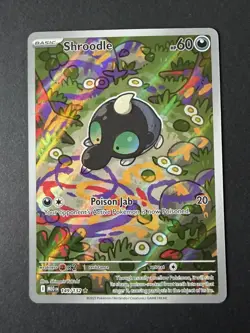 Shroodle 149/132 Pokemon TCG Mega Evolutions English IR Pack Fresh NM/M - Image 1