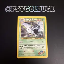 Pokemon TCG Koga's Golbat Gym Challenge 46/132 Regular Unlimited Uncommon A22 - Image 1