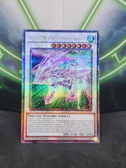 Yugioh Accel Synchro Stardust Dragon MP24-EN030 Quarter Century Secret Rare NM - Image 1