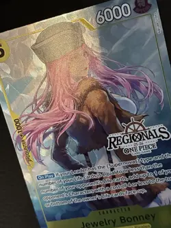 Jewelry Bonney P-085 Promo Regionals Textured Chase One Piece Card English OPTCG - Image 3