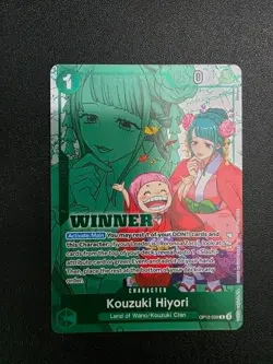 One Piece Card Game Kouzuki Hiyori OP12-028 Winner - Image 1