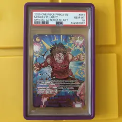 2025 One Piece PRB02 #061 Monkey D. Luffy Special Alternate Art PSA 10 GEM MINT! - Image 1