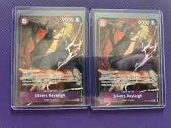 Bandai One Piece Card Game Silvers Rayleigh OP13-066 Lot 2 English Alt Art - Image 1