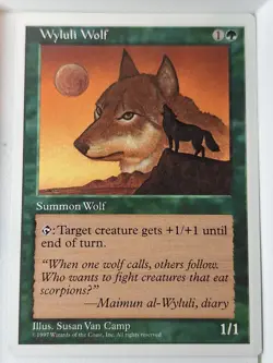 Wyluli Wolf - 5th Edition Core Set - Magic the Gathering MTG Nice! - Image 1