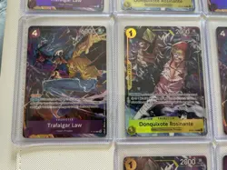 One Piece Card Game OP12 Trafalgar Law Donquixote Rosinante Lot 10 Cards Promos - Image 4