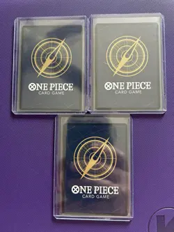 Bandai One Piece Card Game OP03 Limejuice Mr.3 Portgas D. Ace Lot 3 Cards - Image 2