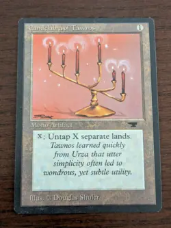 MTG CANDELABRA OF TAWNOS Antiquities rare Magic The Gathering card - Image 1